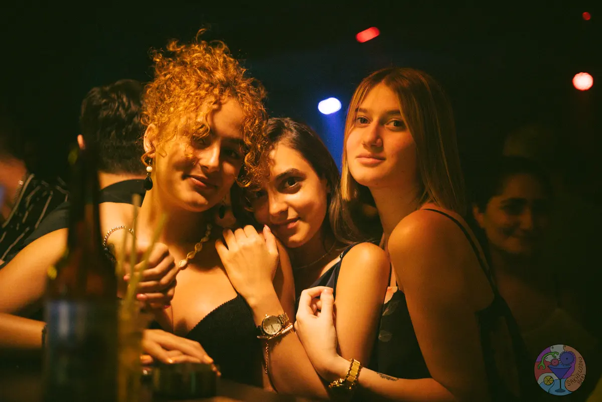 Girls celebrating a birthday night out in Tbilisi