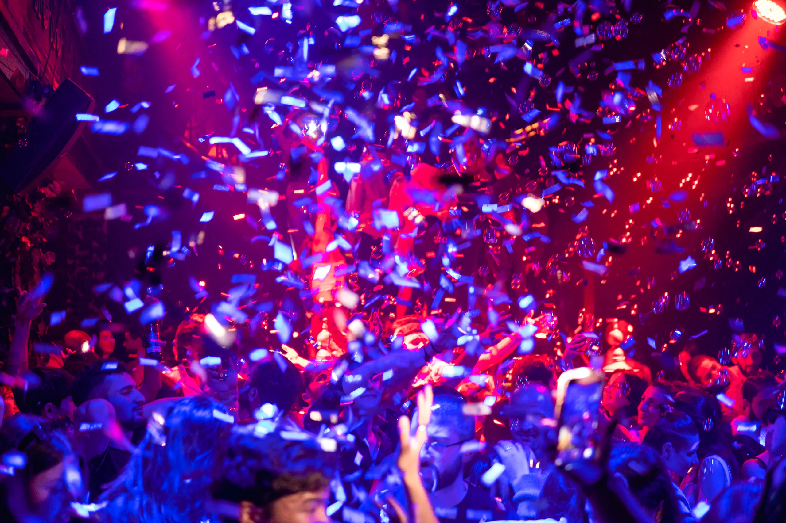 Birthday confetti party at Sakhelosno BAR Tbilisi