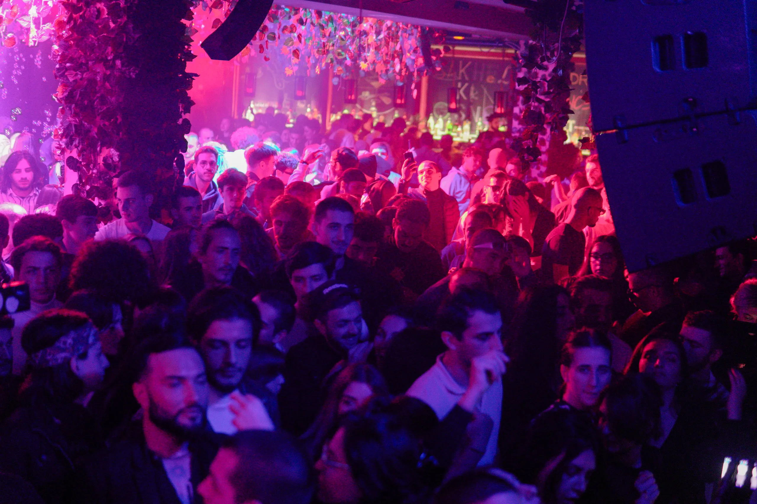 Tbilisi nightlife — dancefloor at Sakhelosno BAR